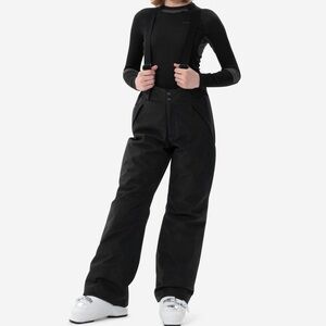 decathlon wedze kids black 500 PNF warm waterproof snow pants